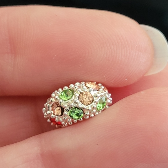 Zales Multi-Color Crystal Charm | Pandora-Style Sparkling Charm - Picture 9 of 10